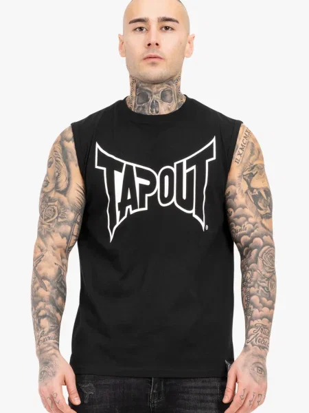 Tapout Tricou Alemada negru alb