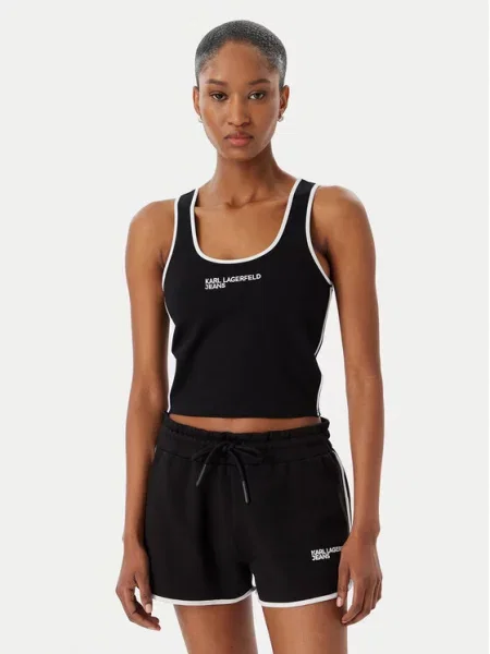 Karl Lagerfeld Jeans Top negru