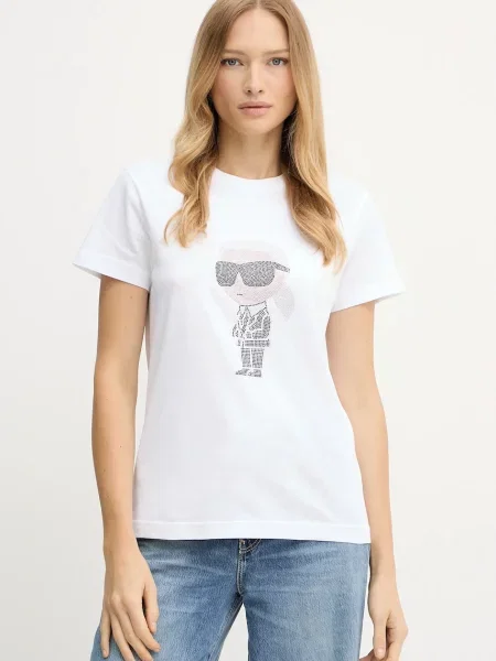Karl Lagerfeld tričko bílé