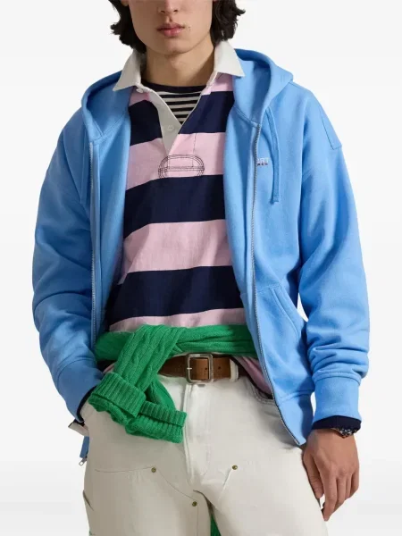 Ριγέ δερμάτινος κάλτσες Polo Ralph Lauren με κορδόνι μαύρο