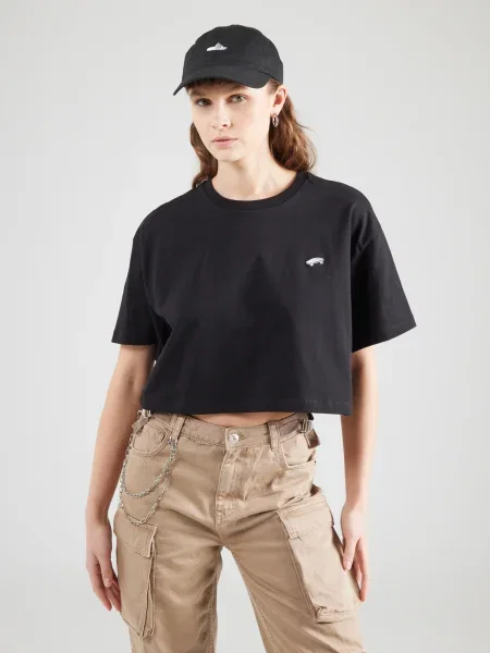 VANS Tričko SALTON / biela čierna
