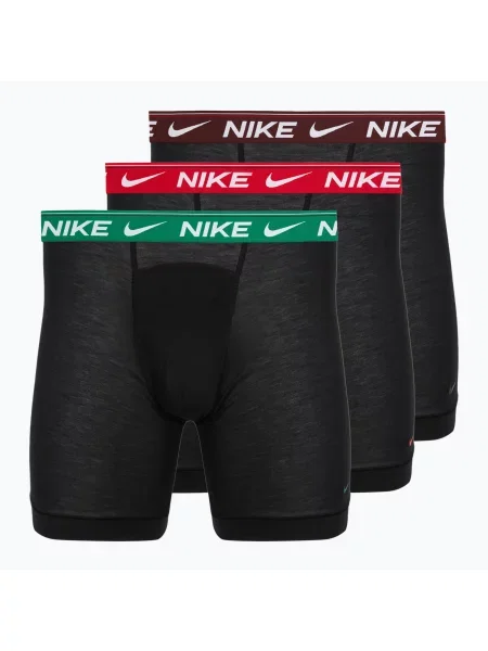 Boxeri pentru bărbați Nike Dri-FIT Ultra Comfort Long 3 pack gray gri