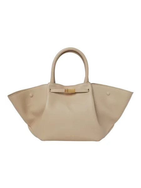 Torebka Demellier skórzana szara