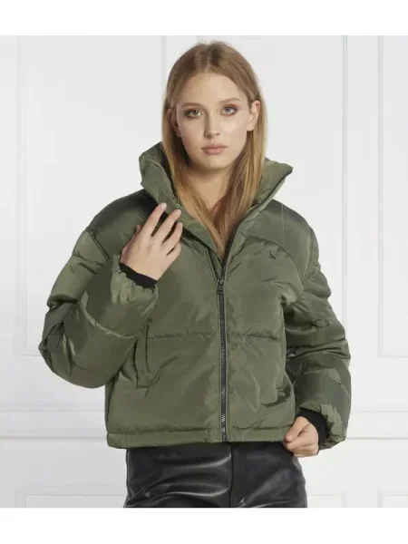Calvin Klein Jeans Kabát | Cropped Fit khaki