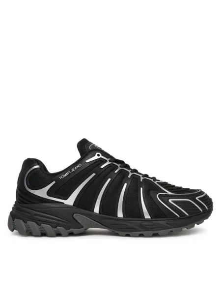 Sportcipők Tommy Jeans Tjm Outdoor Runner Tech. fekete