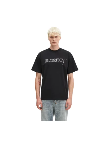 Aries t-shirt Suckshit SS Tee z nadrukiem czarny