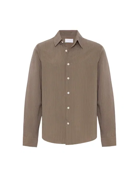 Antioch Košile brokátová / tmavě hnědá