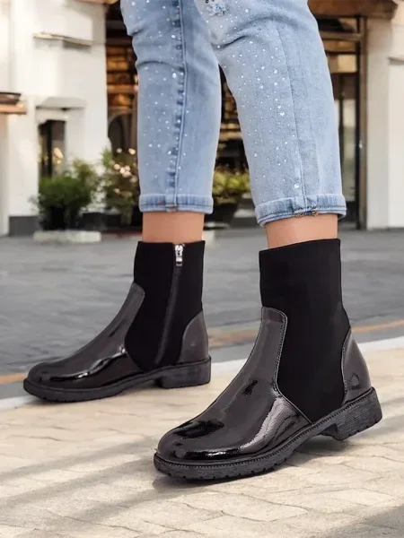 Botine Resti clasici negru