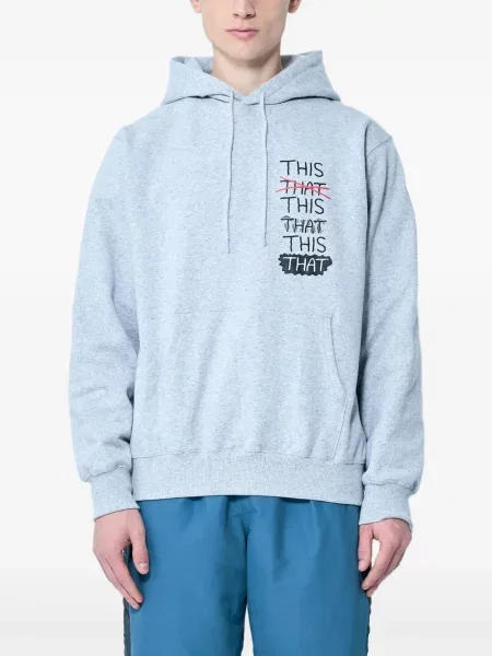 Bluza z kapturem This Is Never That szara