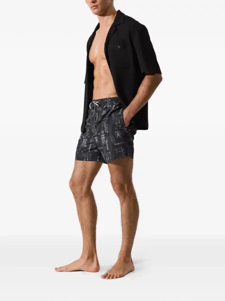 Slip de baie Karl Lagerfeld negru