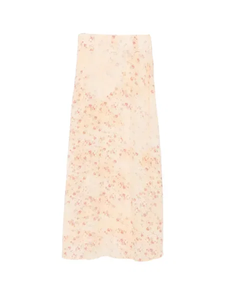 Fustă midi Ba&sh cu model floral cu imagine