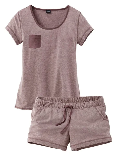 ARIZONA Kratke hlače za spanje pastelno lila