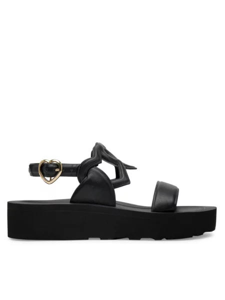 Sandały LOVE MOSCHINO czarne