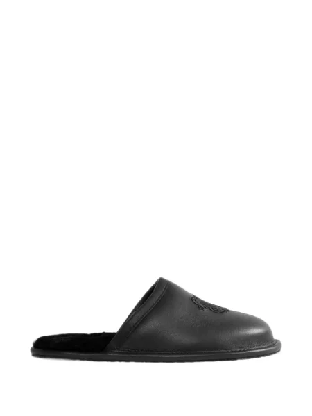 Papuci de casă Ugg din piele negru