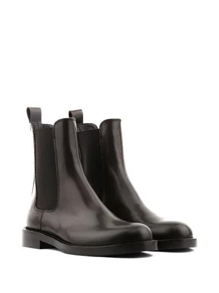 Botine chelsea Paul Warmer din piele maro