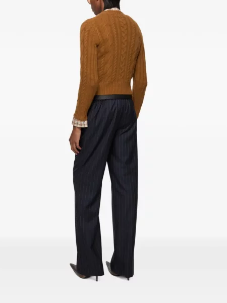 Pulover Acne Studios din cașmir maro