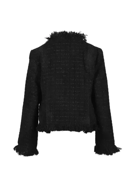 Geacă Bohemseo din tweed negru