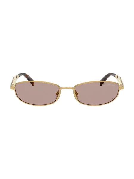 Prada Okulary Przeciwsłoneczne Pr gold żółte