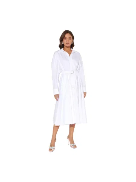 Sukienka koszulowa Norma Kamali biała