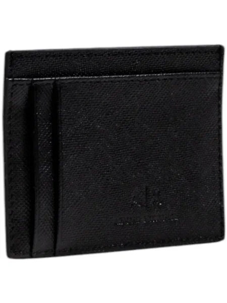 Portofel Eax din piele negru