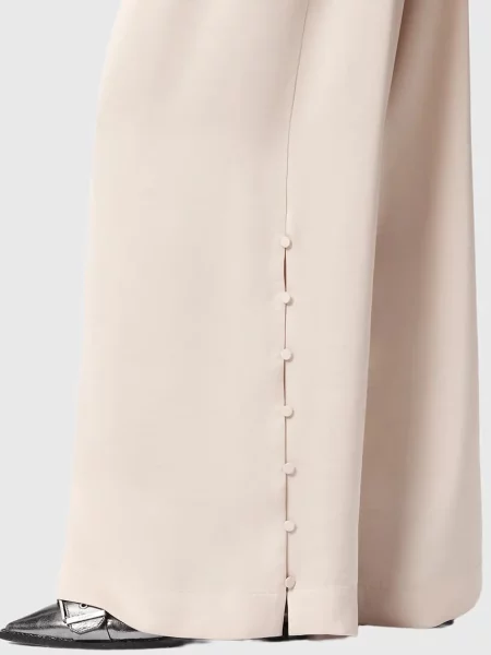Широкие брюки Allsaints белые