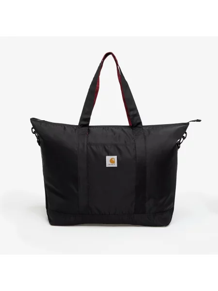 Τσάντα Carhartt WIP Alumni Tote Bag Black/ Scarlet Universal μαύρο