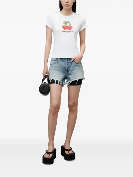Tricou Alexander Wang alb