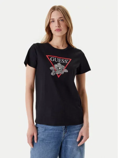 Guess T-Shirt czarny