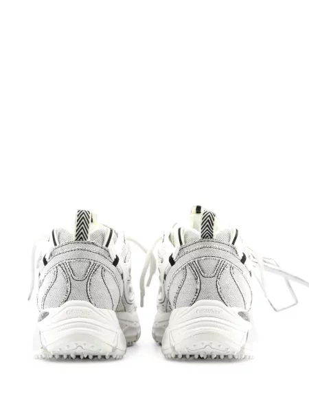 Fűzős csipkés sneaker Off-white fehér