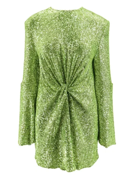 Rochie Nervi cu paiete de costum verde