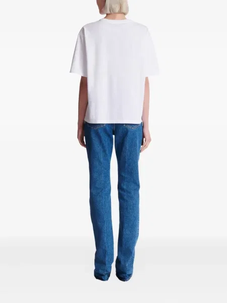 Tricou Balmain cu imagine alb