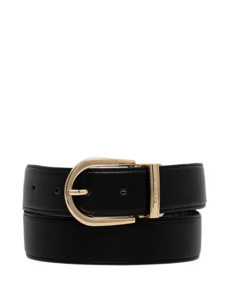 Reversibil curea Guess cu imagine negru