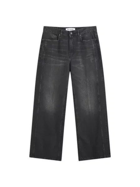 Jeansy z przetarciami Won Hundred z przetarciami czarne