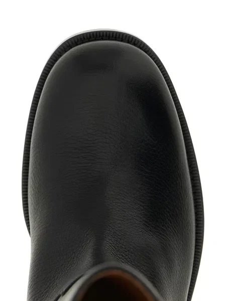 Botine Church's din piele negru