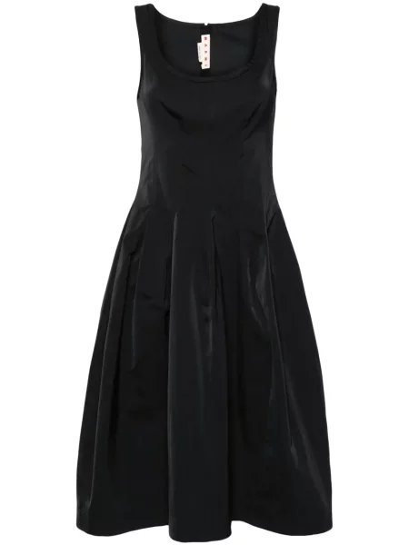Rochie midi Marni în linie A negru