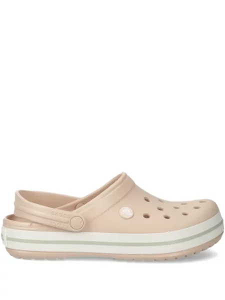 Papuci Crocs cu dungi cu perforații