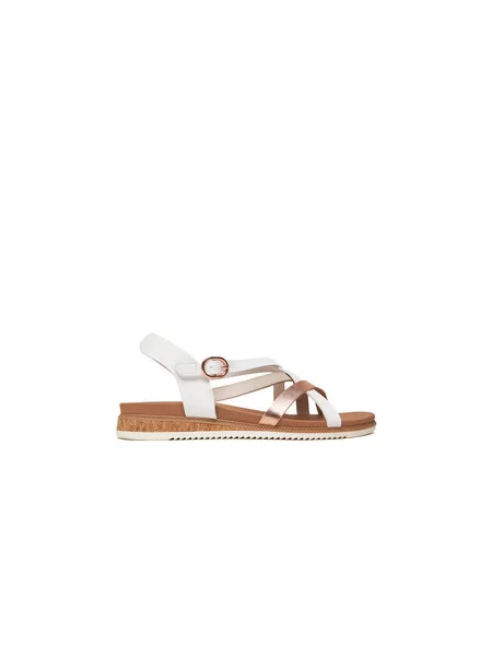 Sandály Skechers bílé