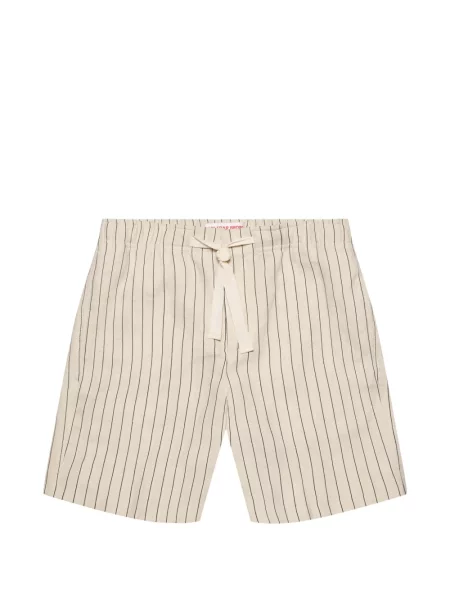 Pantaloni scurți Orlebar Brown cu dungi maro