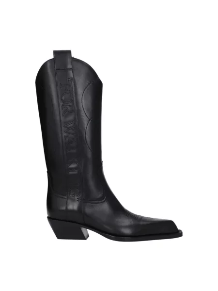 Buty trekkingowe Off-white skórzane trekkingowe białe