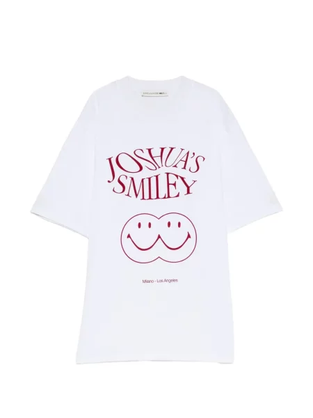 Tricou Joshua Sanders cu imagine alb
