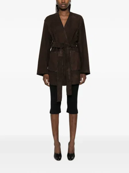 Zomšinis striukė Nour Hammour ruda