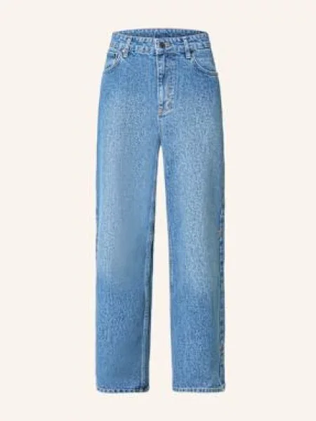 Daily Paper Jeansy Aslo Amba Regular Fit blau niebieskie