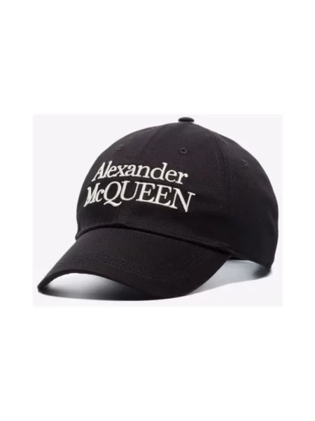 Czapka z daszkiem Alexander Mcqueen czarna
