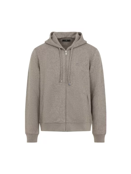 Bluza z kapturem Etro szara