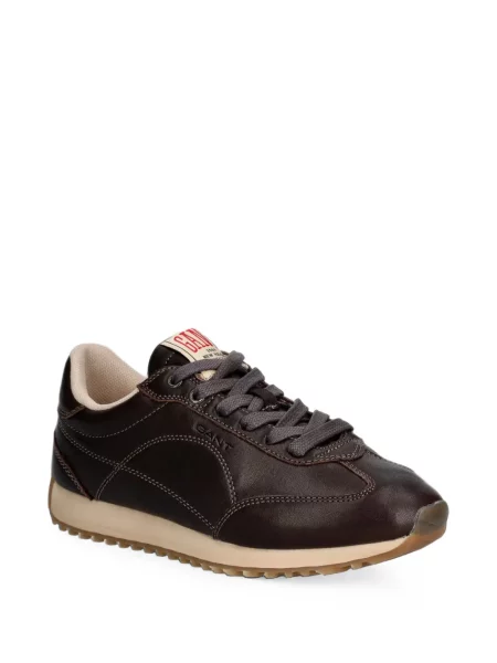 Sneakerși Gant din piele maro