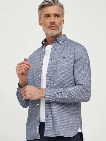 Tommy Hilfiger Ing Oxford kék