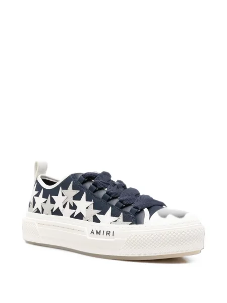 Sneakerși Amiri cu platformă albastru