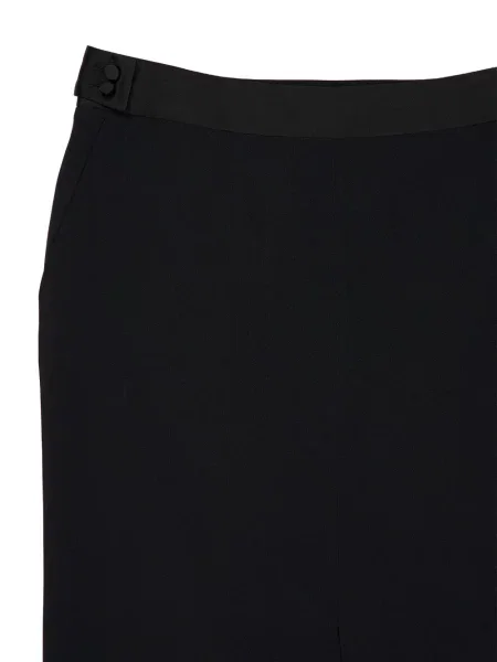 Fustă tip creion Tom Ford din satin negru