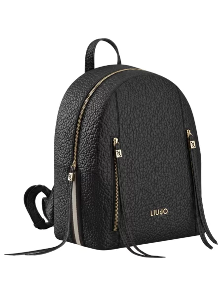 Liu Jo rucsac pentru femei cu imitație de piele negru