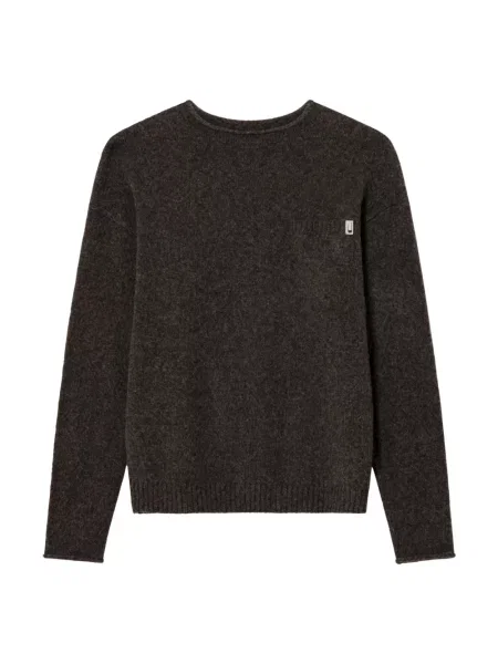 Sweter Carrer brązowy